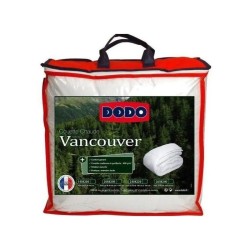 Couette chaude Vancouver - 240 x 260 cm - 400gr/m² - Blanc - DODO