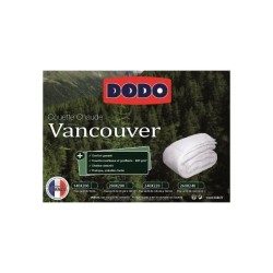 Couette chaude Vancouver - 240 x 260 cm - 400gr/m² - Blanc - DODO