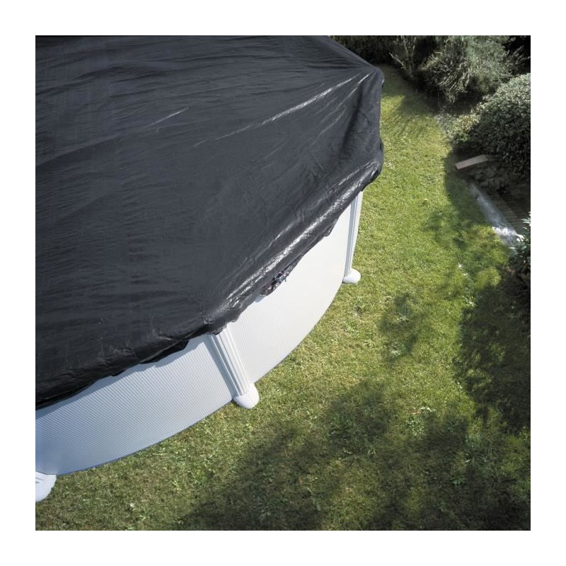 GRE - Bâche d'hivernage  pour piscine tubulaire hors sol ronde Ø3,50m - 120g/...