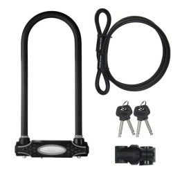 Antivol U avec Câble - MASTER LOCK - Modele XL - Sold Secure Gold, Police App...