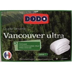 Couette 240 x 260 cm - DODO - Tempérée - 100% fibre polyester - Pour 2 person...