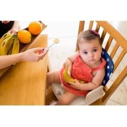 Réhausseur bébé pour table a manger - BENBAT - Portable et lavable - Facile a...