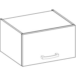 Meuble hotte porte basculante - Décor chene sonoma - L 60 x 31,6 x H 36 cm - ...