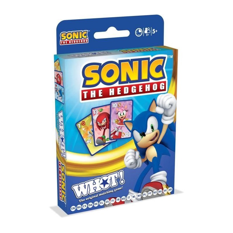Whot! Sonic the Hedgehog - Jeu de cartes - WINNING MOVES - Jeu de cartes aux ...