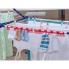 Étendoir a linge Leifheit Pegasus 160 Solid Slim 81620, séchoir a linge compa...