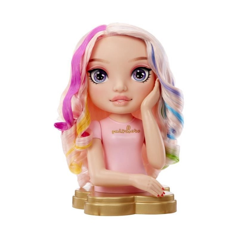 Rainbow High - Tete a coiffer Bella - 33cm - Colore ongles et cheveux