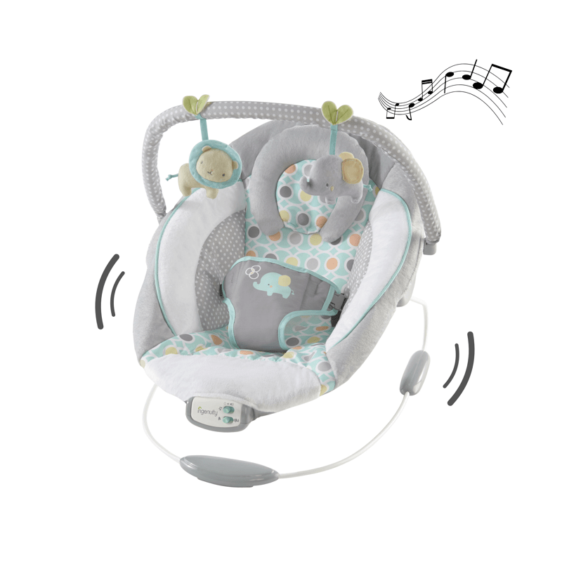 INGENUITY Transat pour bébé-Morrison- Arche avec jouets d'éveil amovible, 8 M...