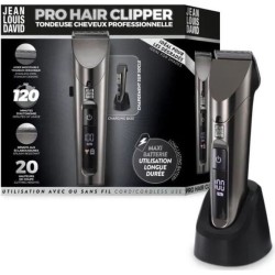 Tondeuse cheveux - JEAN LOUIS DAVID - Pro Hair Clipper - 20 Hauteurs de Coupe...