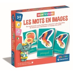 Montessori - Clementoni - Les mots en images - Jeu éducatif