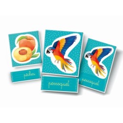 Montessori - Clementoni - Les mots en images - Jeu éducatif