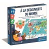 Clementoni - Puzzle a la découverte du monde - Avec activités, défis,