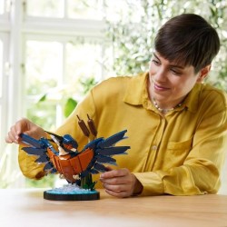 LEGO Icons 10331 Le Martin-pecheur, Kit de Maquette pour Adultes, Idée Cadeau...