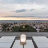 Lanterne extérieure LED Woody - LUMISKY - Blanc - Design scandinave - Poignée...