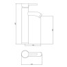 Mitigeur Lavabo haut Ilo - ROUSSEAU - Cartouche céramique - Economie d'eau - ...