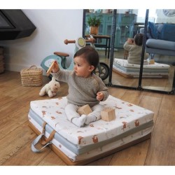 Tapis d'éveil Malin TINEO LITTLE FARMER 3en1 - Tapis évolutif multifonction -...