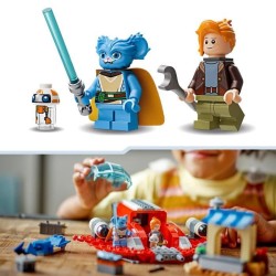 LEGO 75384 Star Wars Le Crimson Firehawk, Jouet de Construction avec Speeder ...