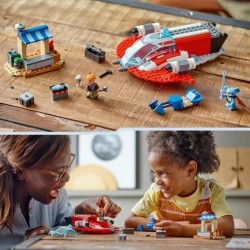 LEGO 75384 Star Wars Le Crimson Firehawk, Jouet de Construction avec Speeder ...