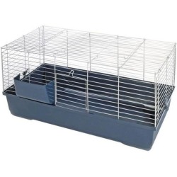 Cage pour rongeurs  80x45x42cm -Baldo -  Avec râtelier - Grille repliable - K...