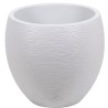 Pot de fleurs Rond Egg Ø 50cm - EDA - Graphit - 46 L - Ø 50 x H. 45 cm - Blan...
