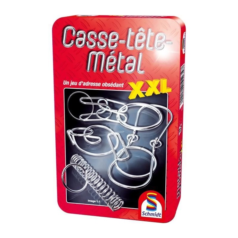 Casse-tete-métal XXL - Jeux de Société - SCHMIDT SPIELE - Des défis métalliqu...