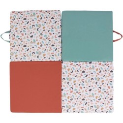 Tapis d'éveil Malin - TINEO - Tapis évolutif multifonction 3-en-1 - 120 x 120...