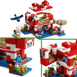 LEGO Minecraft 21270 La maison des Champimeuhs - Jeu de construction pour enf...