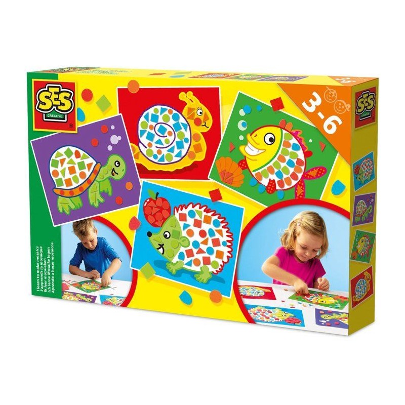 J'apprends la mosaique - SES CREATIVE - Hobby 3 - 6 - Formes en