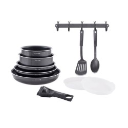 Batterie de cuisine - Tous feux dont induction - ART & CUISINE - AC1083 - Alu...