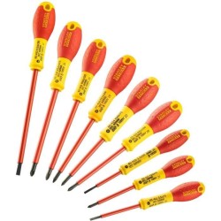 Jeu de 10 Tournevis - STANLEY FATMAX - FMHT62573-0 - Isolés 1000V - Electrici...