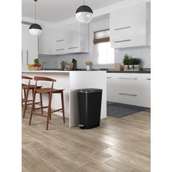 KIS Poubelle a pédale Chic Bin Style - 42.5L - Noir