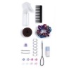Smoby - Tete a coiffer cheveux afro - Facile a coiffer - 23 accessoires réali...
