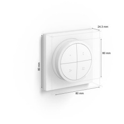 Télécommande Tap Dial Switch - PHILIPS HUE - Blanc - Contrôle