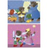 Puzzle - EDUCA - Petit Ours Brun : Ensemble de 2 puzzles de 48 pieces pour en...