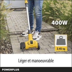 Powerplus Désherbeur Téléscopique Électrique POWXG6650 - Extracteur de Mauvai...