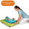 BRIGHT STARTS Trotteur bébé pliable- Safari- Jouets interactifs, Hauteur Régl...