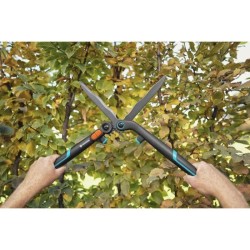 GARDENA Cisaille a haies 2en1 EnergyCut –Lames ondulées –Revetement anti-adhé...