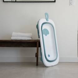 Baignoire pliable - THERMOBABY - BALNÉA - Compact - Bouchon de vidange - Jusq...