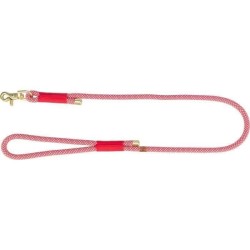 Laisse TRIXIE Soft Rope - S–XL: 1m - ø 10 mm - Rouge et creme