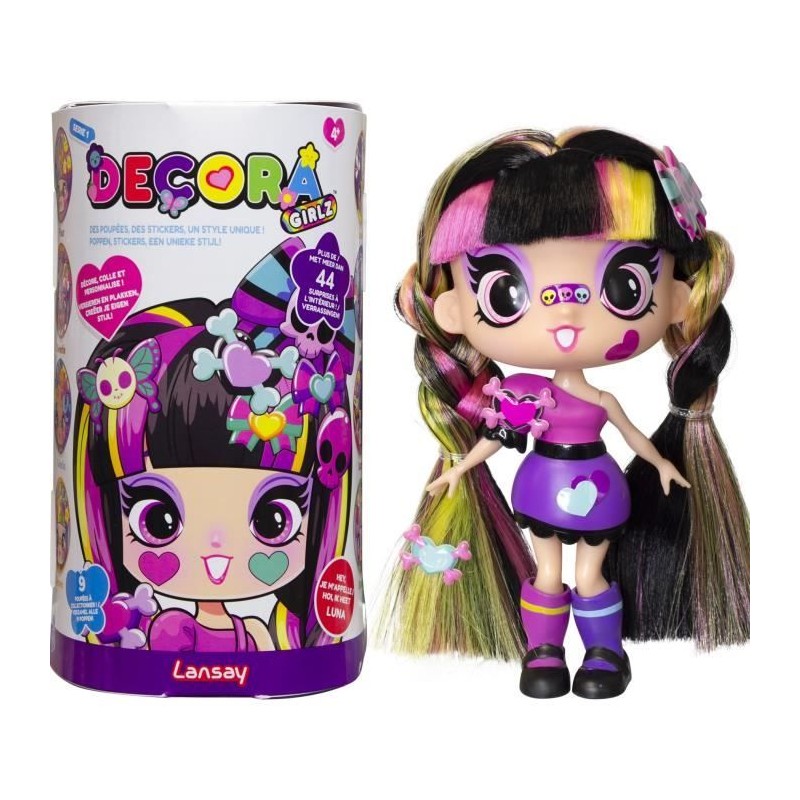 Poupée - LANSAY - 55103 - Decora Girlz - Minis Poupées Fashion a Personnalise...