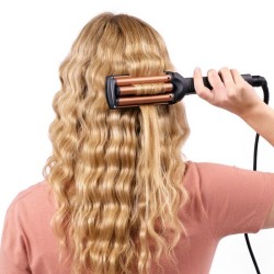 Lisseur - BaByliss - W2447E - Effet wavy, jusqu'a 200°C avec des plaques larg...