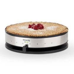 Crepiere HKoeNIG - KREP29 - Surface de cuisson 33cm - Revetement anti-adhésif...