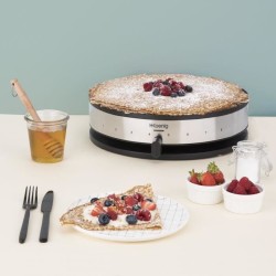 Crepiere HKoeNIG - KREP29 - Surface de cuisson 33cm - Revetement anti-adhésif...