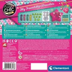 Clementoni Crazy Chic  - Coffret création de bracelets de l'amitié -