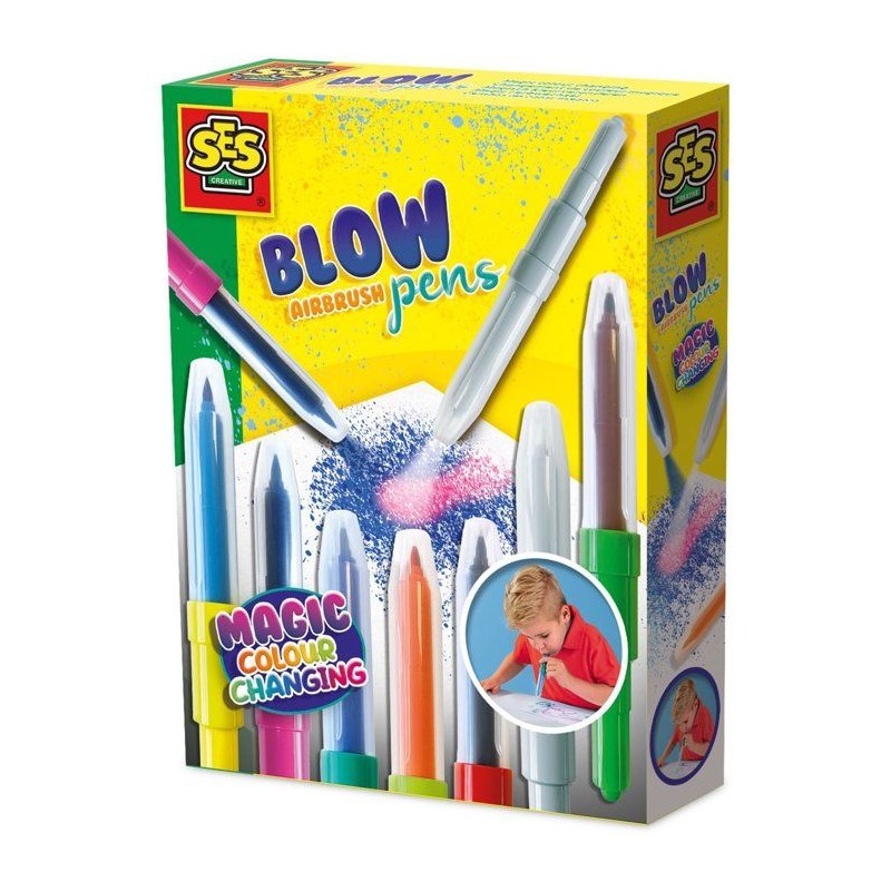 Blow airbrush pens - SES CREATIVE - Colouring and painting -