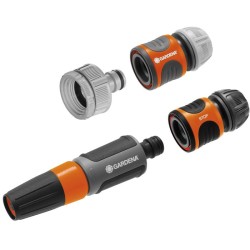 Dévidoir sur roues GARDENA CleverRoll taille S - Tuyau 20m ø 13mm et lance d'...