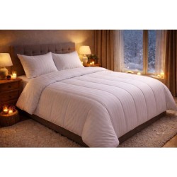 Couette chaude 240x260 cm BLANREVE PRESTIGE Multiprotection - 100% Polyester ...