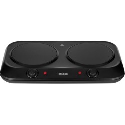 Plaque de cuisson infrarouge - SENCOR - SCP 2263BK - 2400 W - 2 foyers - Noir