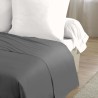 Drap plat - HOME LINGE PASSION - Microfibre 82 g - 240 x 300 cm - Anthracite