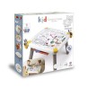 Smoby - Table créative enfant - feutre effaçabl, 2 grandes feuilles de colori...