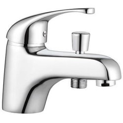 Mitigeur bain douche ROUSSEAU CARDIFF monotrou chromé - Economie d'eau - Fini...